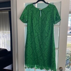 Kensie Green Lace Mini Dress